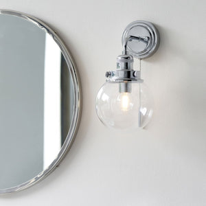 Cheswick Wall Light Chrome Plated