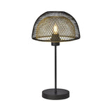 Ashcombe 1Lt Table Lamp Black/Gold - Comet Lighting