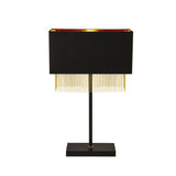 Bradfield 1Lt Table Lamp Black w/ Black Shade - Comet Lighting