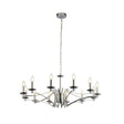 Colaton 12Lt Pendant Ceiling Light Chrome - Comet Lighting