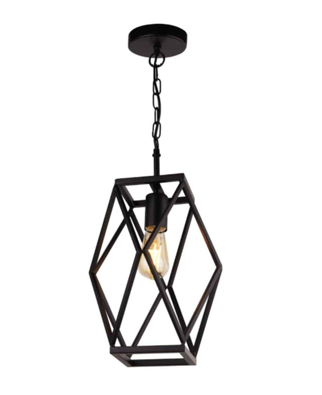 Dart 1Lt Pendant Ceiling Light Black - Comet Lighting