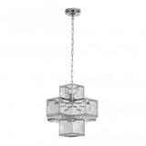 Drewe 1Lt Pendant Ceiliung Light Chrome - Comet Lighting