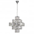 Drewe 7Lt Pendant Ceiling Light Chrome - Comet Lighting