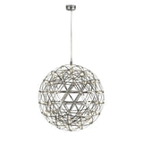 Dunsford 600mm LED Pendant Ceiling Light Chrome - Comet Lighting