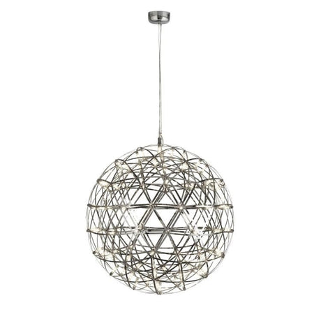 Dunsford 600mm LED Pendant Ceiling Light Chrome - Comet Lighting