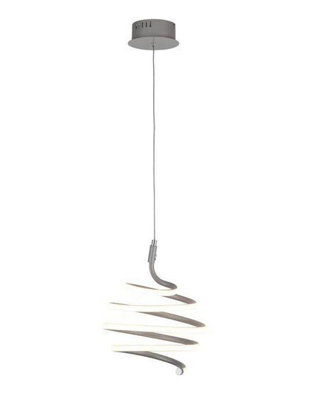 Easdon LED Pendant Ceiling Light Grey - Comet Lighting