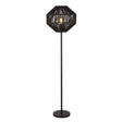 Exbridge 1Lt Floor Lamp Black - Comet Lighting