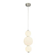 Exton 2Lt LED Pendant Ceiling Light Chrome - Comet Lighting