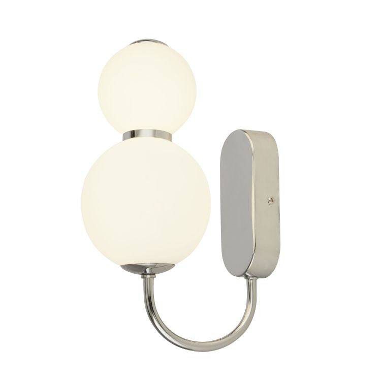 Exton 2Lt LED Wall Light Chrome - Comet Lighting