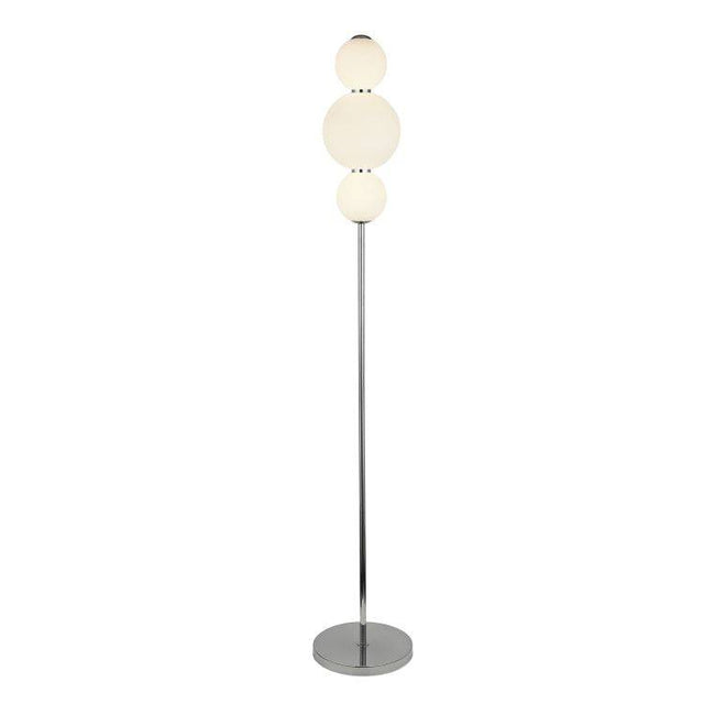 Exton 3lt LED Floor Lamp Chrome - Comet Lighting