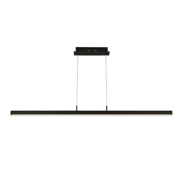 Fleming 1Lt LED Pendant Ceiling Light Black - Comet Lighting