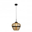 Halsinger 1Lt Pendant Ceiling Light Champagne - Comet Lighting