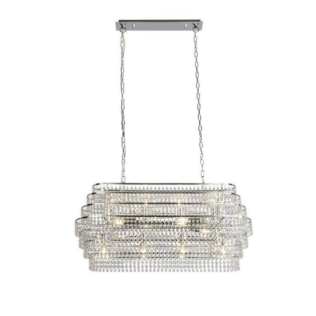 Hartland 12Lt Island Light Chrome - Comet Lighting