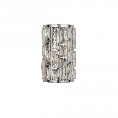 Ideford 2Lt Wall Light Chrome - Comet Lighting