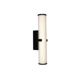 Ilsington LED Wall Light Black 430mm IP44 - Comet Lighting