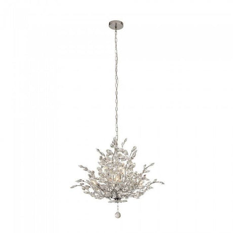 Instow 7Lt Pendant Ceiling Light Chrome - Comet Lighting