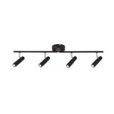 Kittsford 4Lt LED Splitbar Spotlight Black - Comet Lighting