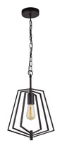 Merrifield 1Lt Pendant Ceiling Light Black - Comet Lighting