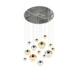 Milton 14Lt Multi-drop Ceiling Light Chrome - Comet Lighting