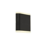 Ottawa Outdoor LED Up/Down Wall Light - Matt Black - Comet Lighting