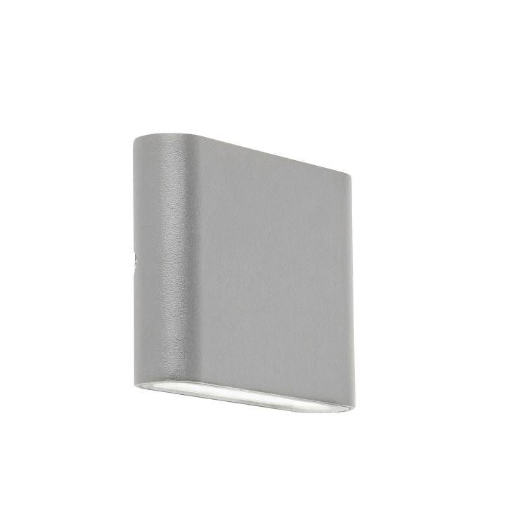 Penzance Outdoor LED Up/Down Light Wall Light - Grey - Comet Lighting