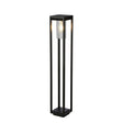 Porlock 1Lt Outdoor Post Black - 900mm - Comet Lighting