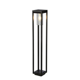 Porlock 1Lt Outdoor Post Black - 900mm - Comet Lighting