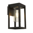 Porlock 1Lt Outdoor Wall Lantern Black - Comet Lighting