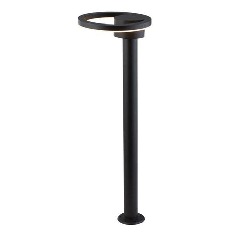 Sidford Outdoor LED Post Black 730mm - Comet Lighting