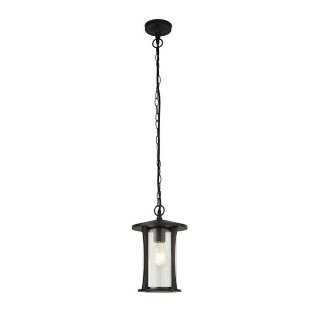 Southbrook 1Lt Outdoor Pendant - Black - Comet Lighting