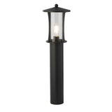 Southbrook 1Lt Outdoor Post Black 730mm - Comet Lighting