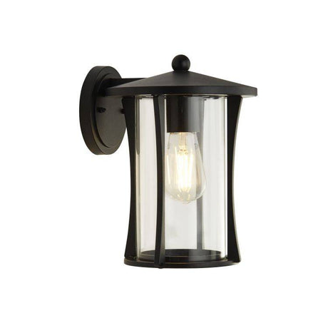 Southbrook 1Lt Outdoor Wall/Porch Light - Black - Comet Lighting