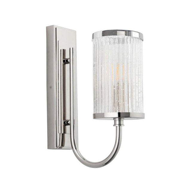 Aare Wall Light Bright Nickel - Comet Lighting