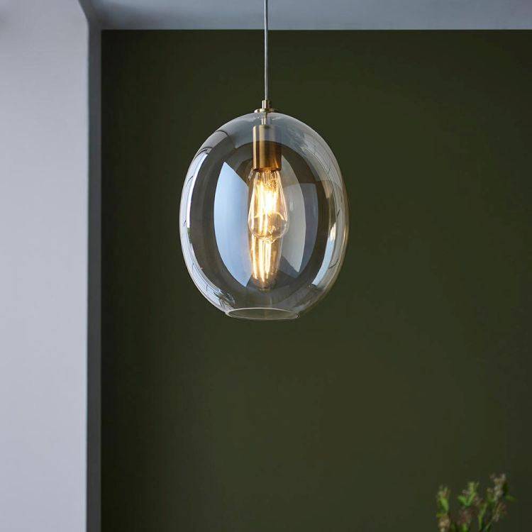 Abakan Pendant Ceiling Light Satin Brass - Comet Lighting