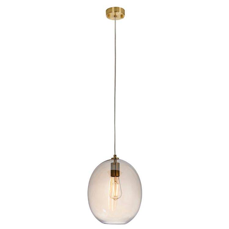 Abakan Pendant Ceiling Light Satin Brass - Comet Lighting