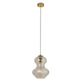 Abitibi Pendant Ceiling Light Satin Brass - Comet Lighting