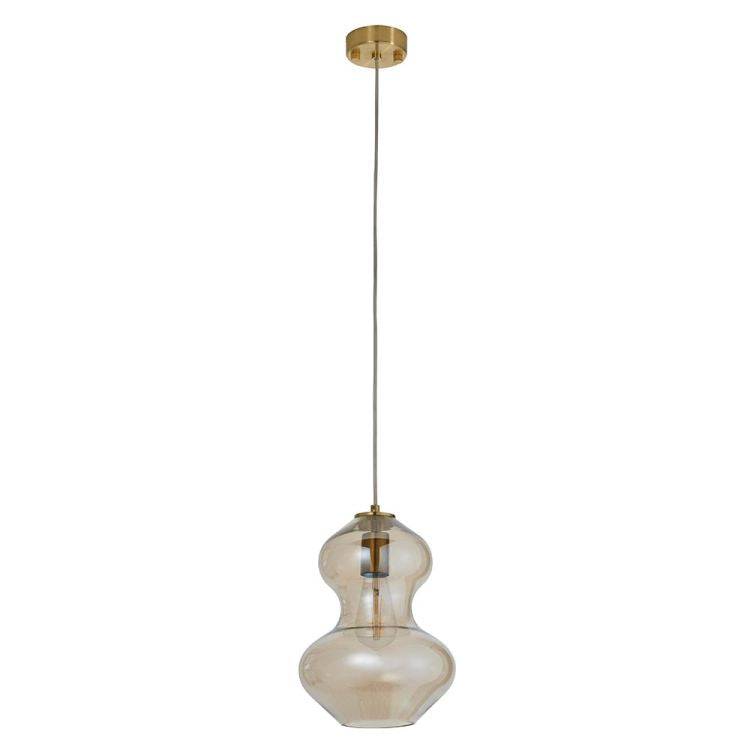 Abitibi Pendant Ceiling Light Satin Brass - Comet Lighting