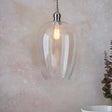 Acheron Large Pendant Ceiling Light Bright Nickel - Comet Lighting