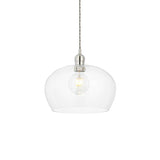 Acheron Medium Pendant Ceiling Light Bright Nickel - Comet Lighting