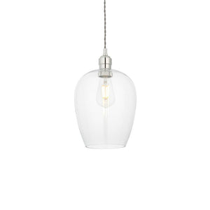 Acheron Pendant Ceiling Light Bright Nickel - Comet Lighting