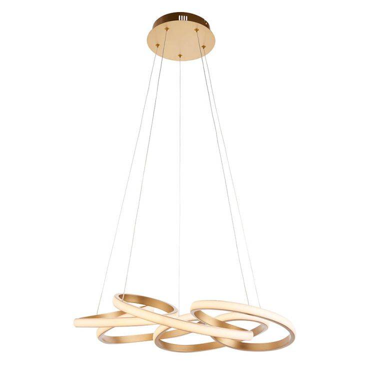 Adda LED Pendant Ceiling Light Satin Gold - Comet Lighting