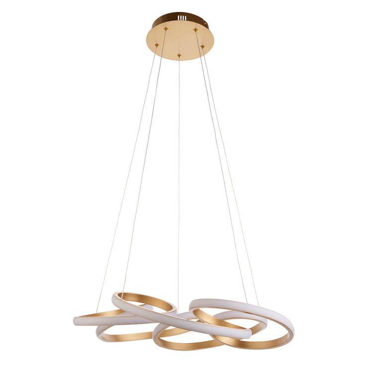 Adda LED Pendant Ceiling Light Satin Gold - Comet Lighting