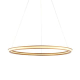 Adige LED Pendant Ceiling Light Satin Gold - Comet Lighting