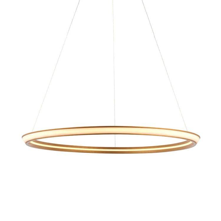 Adige LED Pendant Ceiling Light Satin Gold - Comet Lighting