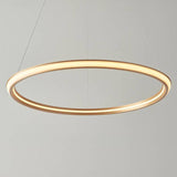 Adige LED Pendant Ceiling Light Satin Gold - Comet Lighting