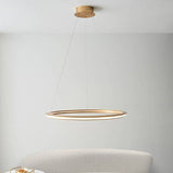 Adige LED Pendant Ceiling Light Satin Gold - Comet Lighting