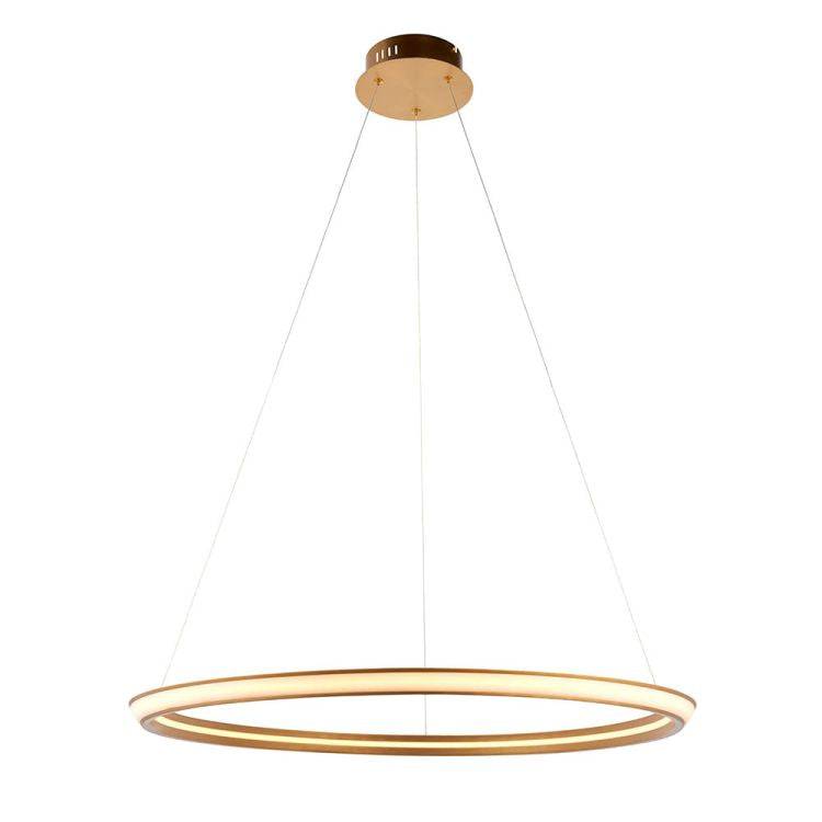 Adige LED Pendant Ceiling Light Satin Gold - Comet Lighting