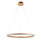 Adige LED Pendant Ceiling Light Satin Gold - Comet Lighting