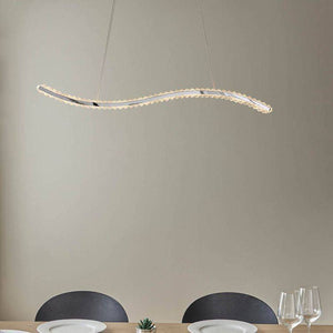 Adour LED Pendant Ceiling Light Polished Chrome - Comet Lighting