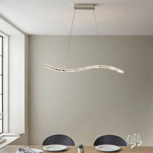 Adour LED Pendant Ceiling Light Polished Chrome - Comet Lighting